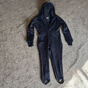ASOS Women’s 12 4505‎ Ski Suit With Skinny Legs and Hood Black Snow Suit